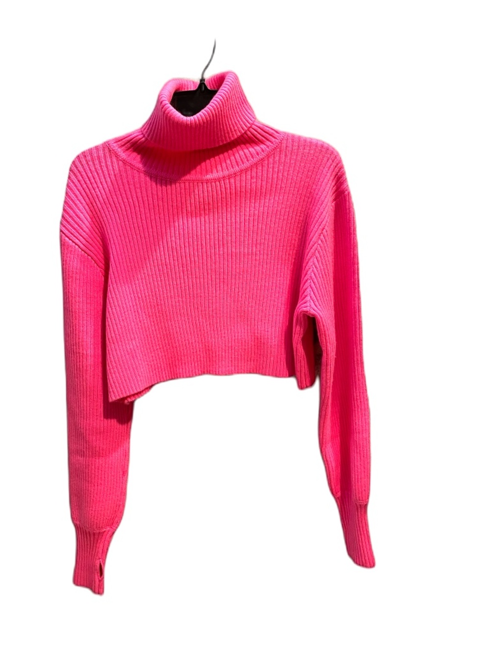 โค๏ธ ALTARโD STATE PINK RIBBED TURTLENECK CROPPED SWEATER SIZE XS